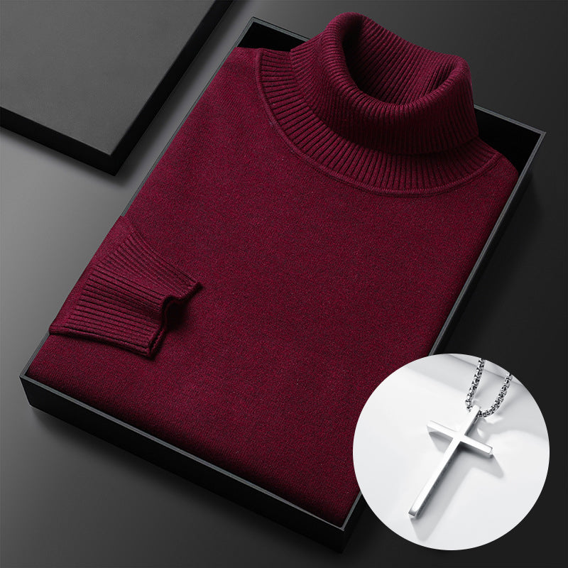 FEDERICO™ | Maglione Premium da Uomo a Collo Alto in Tinta Unita