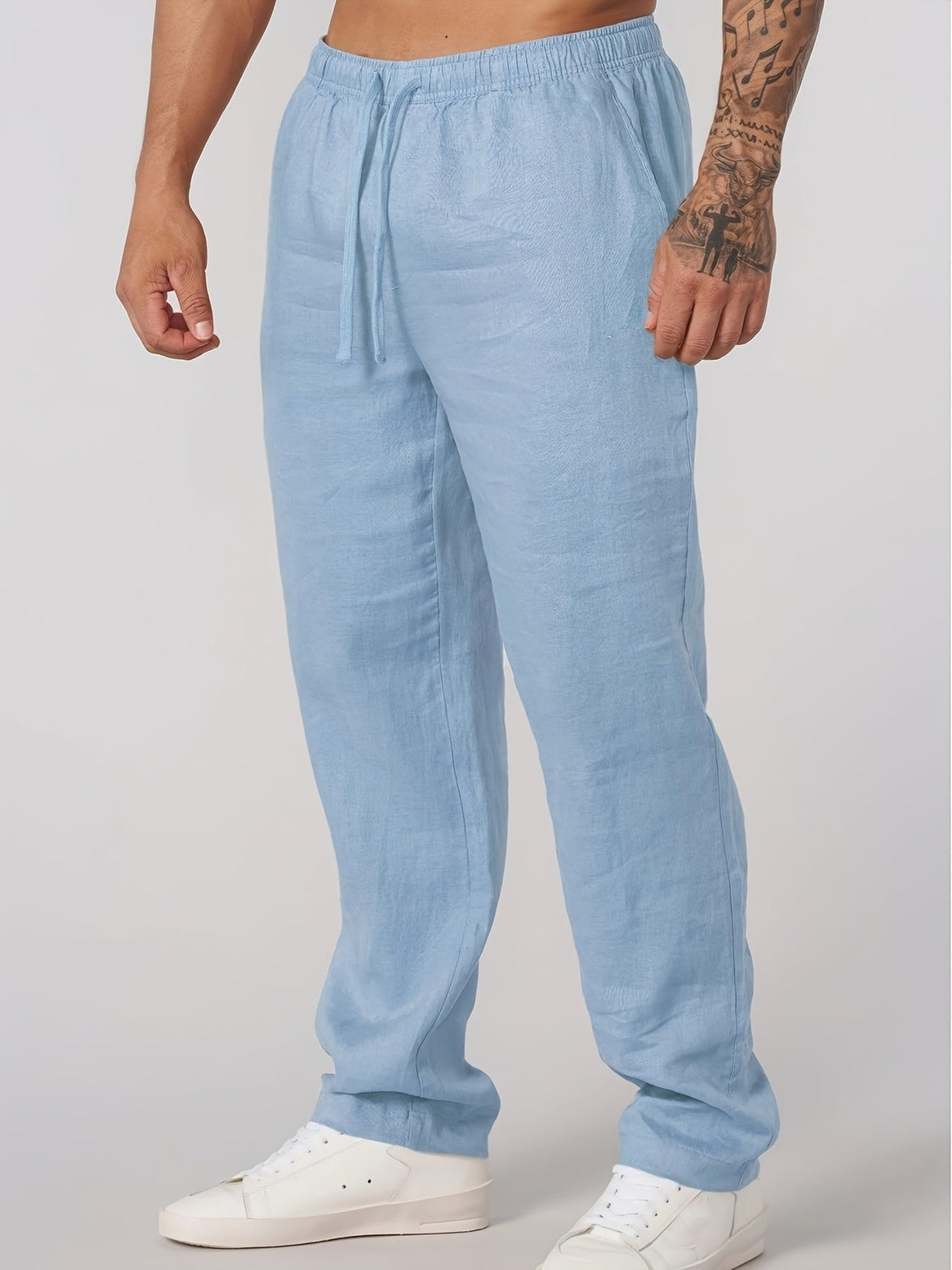 FEDERICO™ | Pantaloni da uomo in lino a gamba dritta