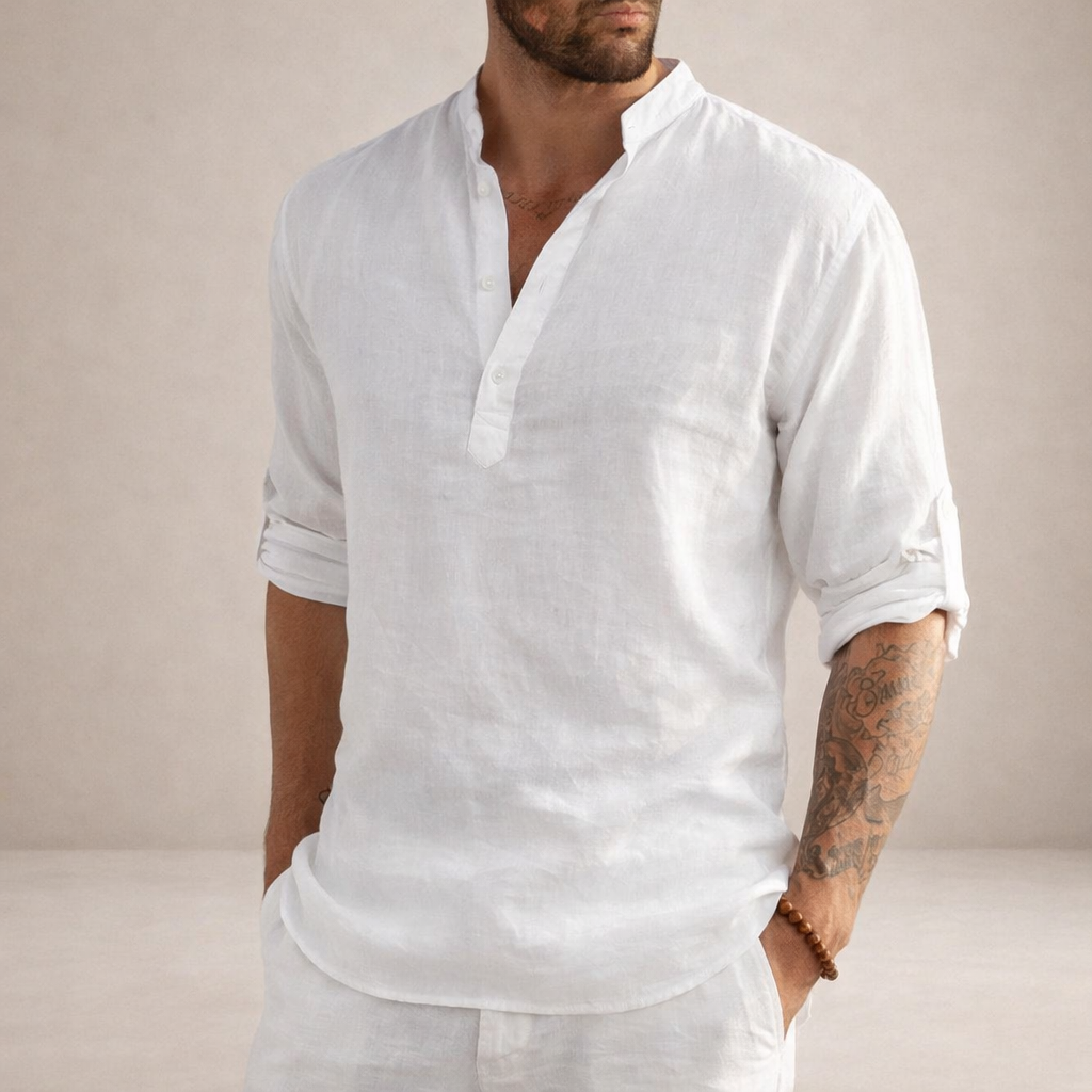FEDERICO™ | Camicia con colletto alto