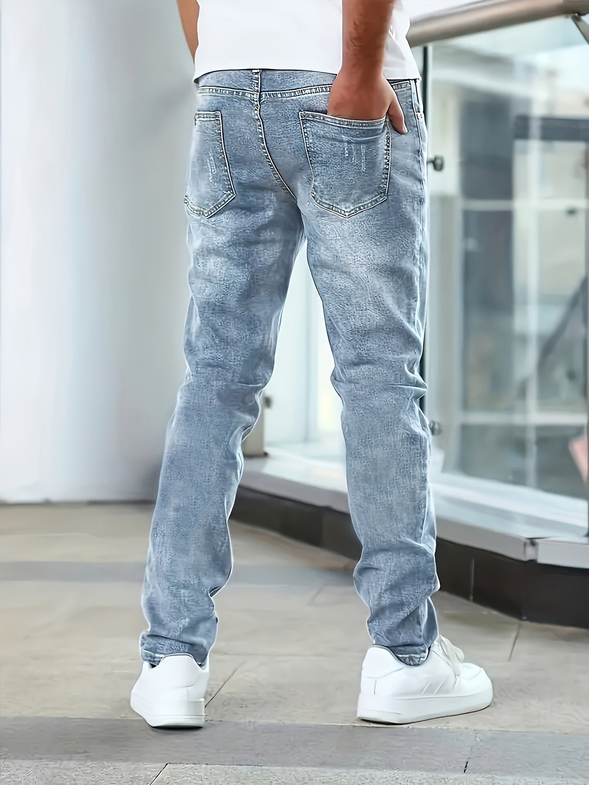 FEDERICO™ | Jeans da uomo in denim lavato