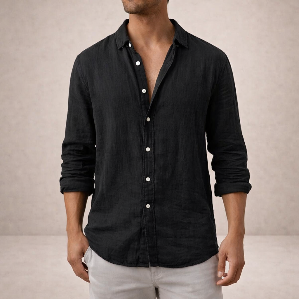 FEDERICO™ | Camicia in lino a maniche lunghe