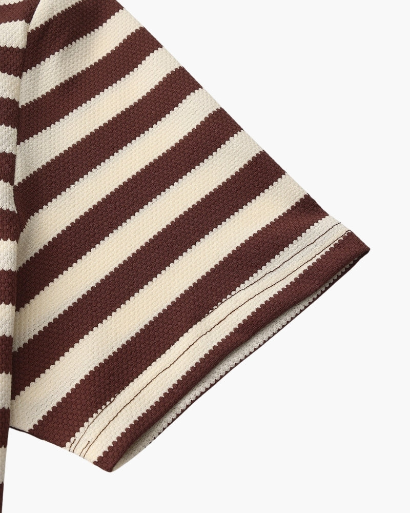 FEDERICO™ | POLO A RIGHE IN STILE COSTIERO