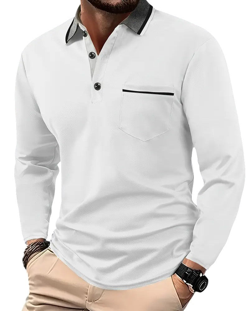 FEDERICO™ | Polo a maniche lunghe classico