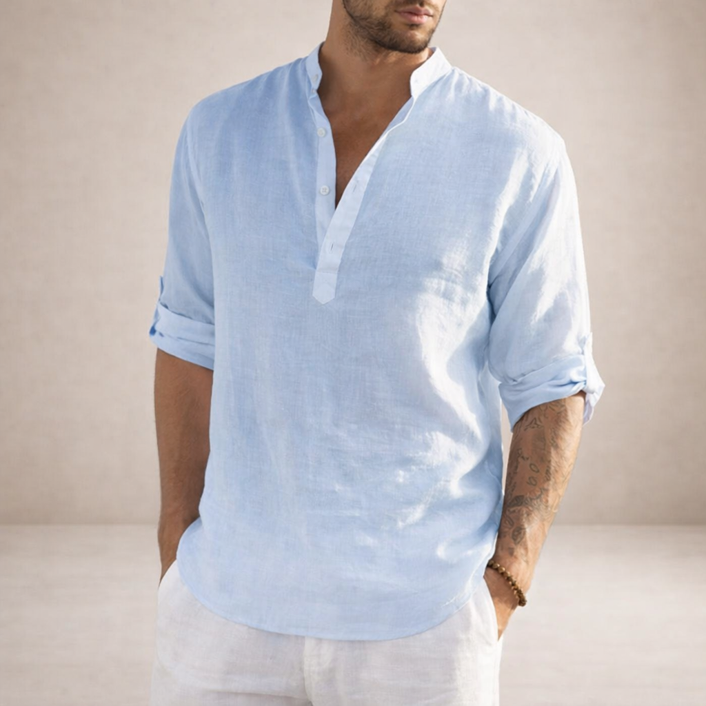 FEDERICO™ | Camicia con colletto alto