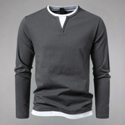 FEDERICO™ | Maglia a maniche lunghe con scollo a V