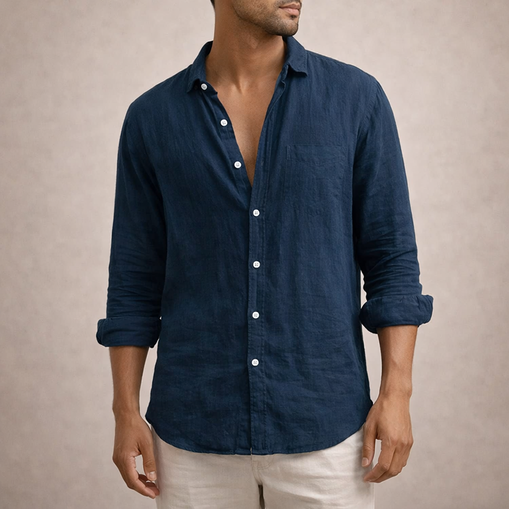 FEDERICO™ | Camicia in lino a maniche lunghe