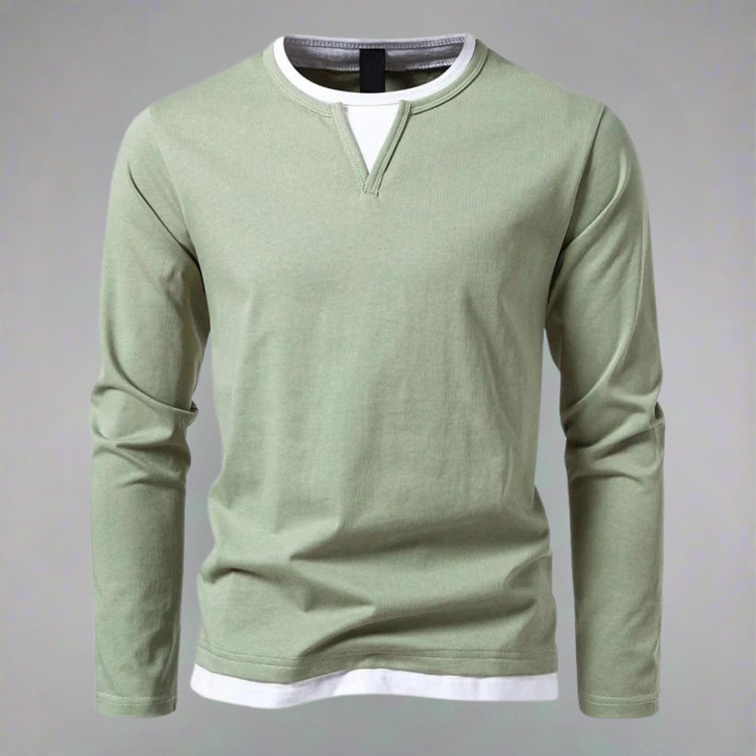 FEDERICO™ | Maglia a maniche lunghe con scollo a V