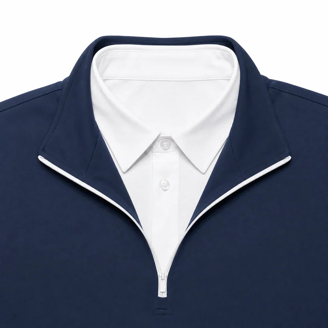 FEDERICO™ | Leon - Pullover da uomo 2-in-1 ultra confortevole con mezza zip
