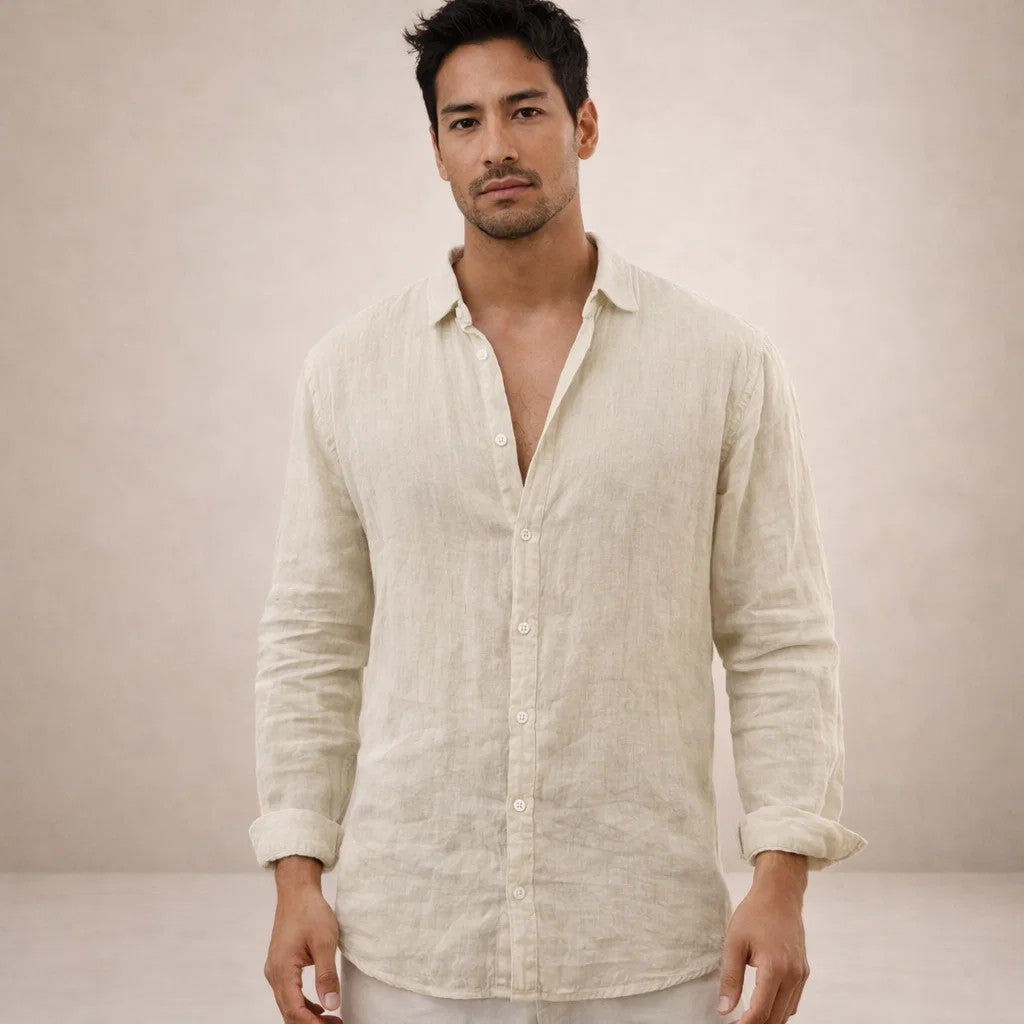 FEDERICO™ | Camicia in lino a maniche lunghe