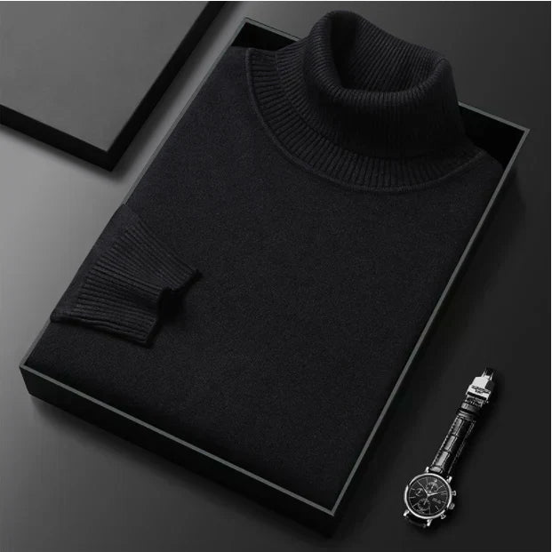 FEDERICO™ | Maglione Premium da Uomo a Collo Alto in Tinta Unita