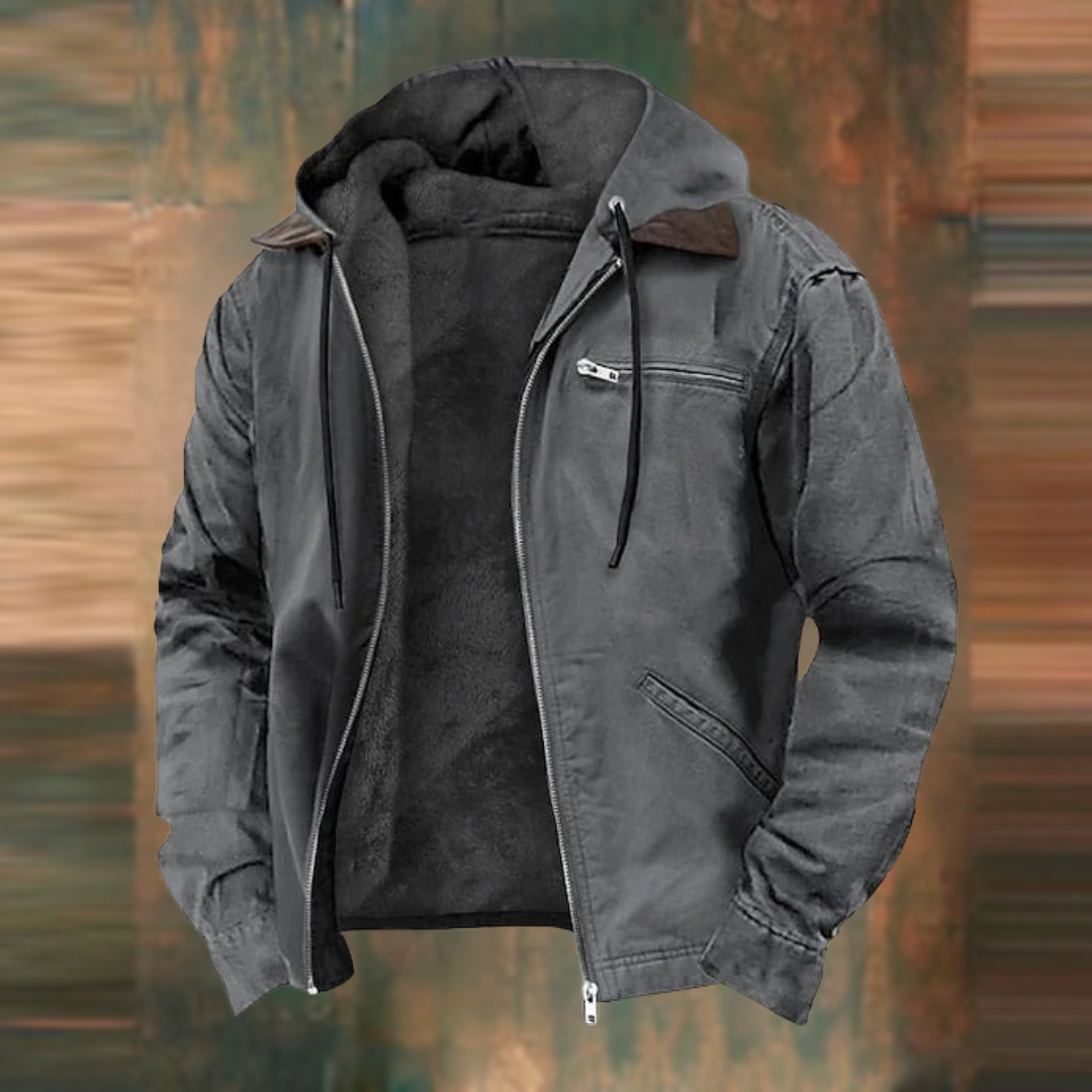 FEDERICO™ | Giacca con cappuccio foderata