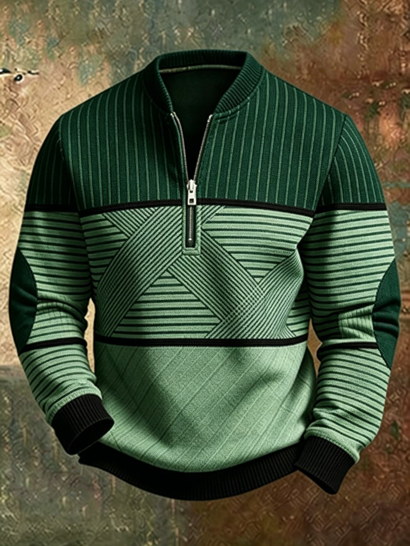 FEDERICO™ | Elegante maglione da uomo con mezza zip