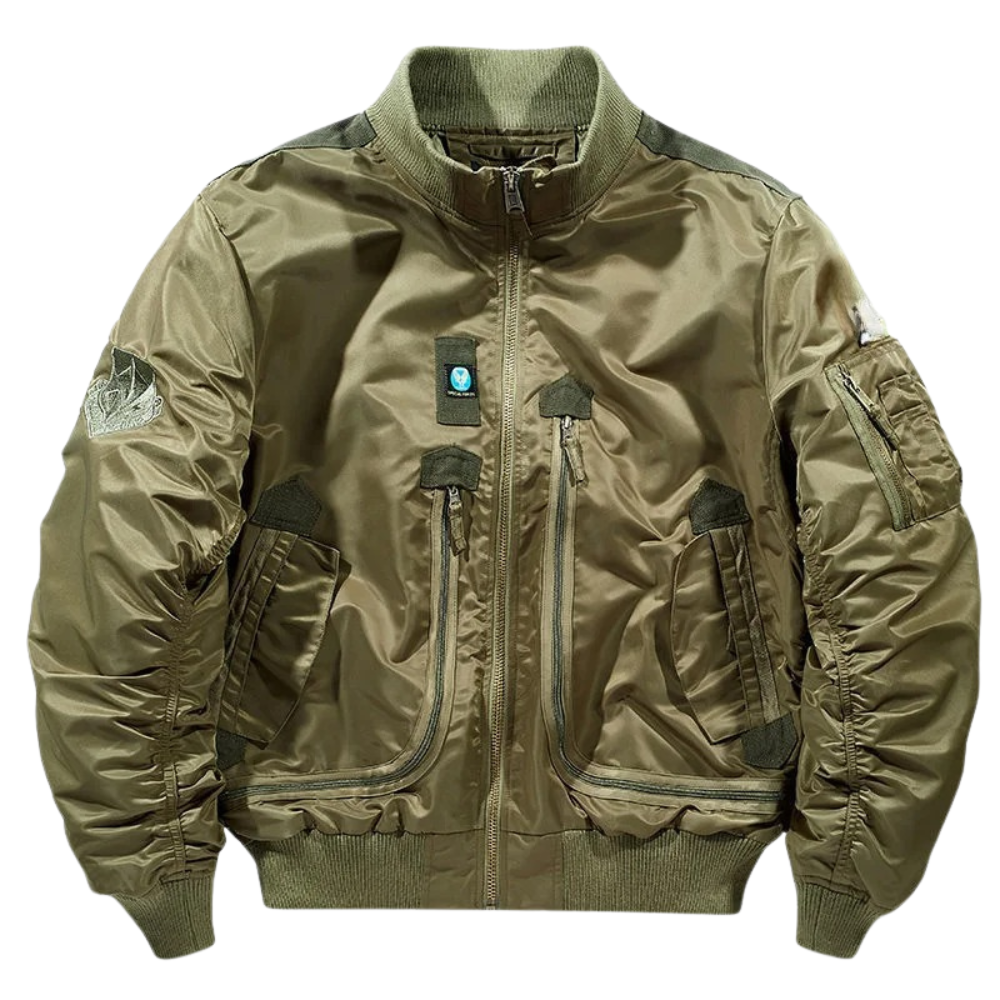 FEDERICO™ | Bomber uomo con tasche funzionali – tessuto resistente