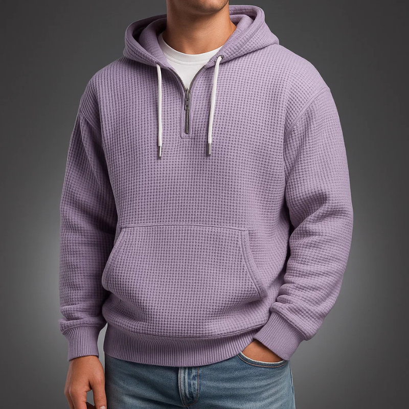FEDERICO™ | Felpa con cappuccio a maglia a nido d'ape