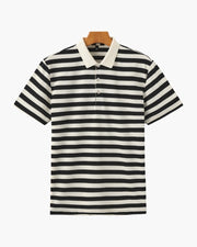 FEDERICO™ | POLO A RIGHE IN STILE COSTIERO
