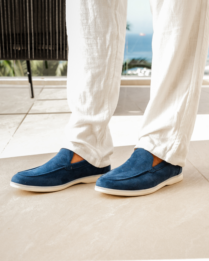 FEDERICO™ | Mocassino da uomo in camoscio idrorepellente