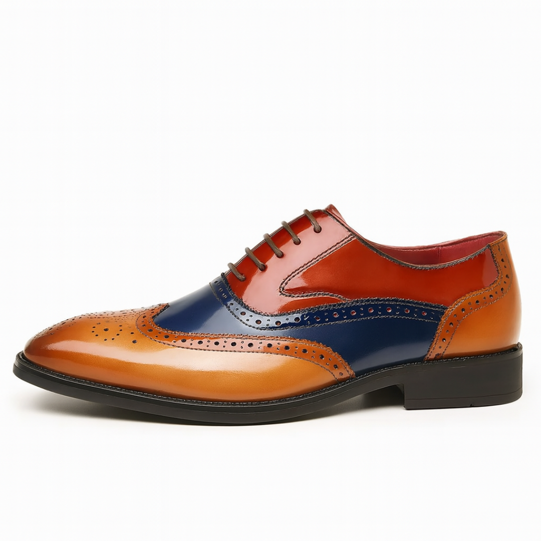 FEDERICO™ | Oxford brogue da uomo con punta a coda di rondine