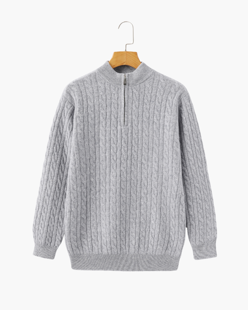 FEDERICO™ | CARDIGAN CON ZIP A METÀ