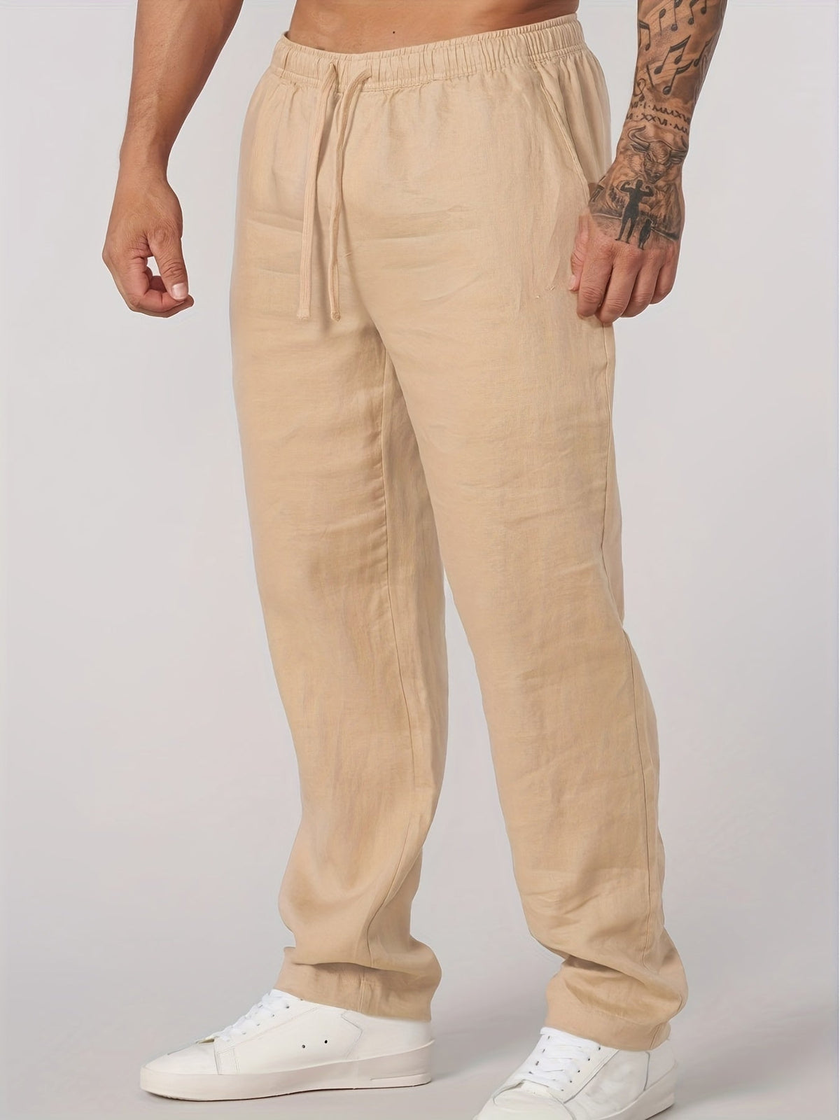 FEDERICO™ | Pantaloni da uomo in lino a gamba dritta
