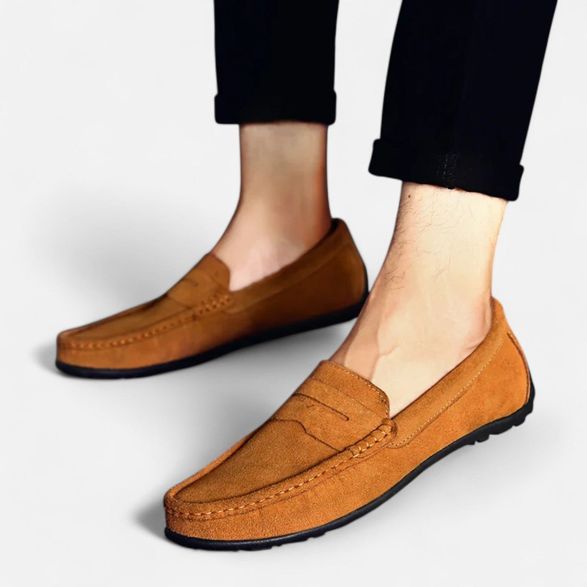 FEDERICO™ | Scarpe slip-on in camoscio