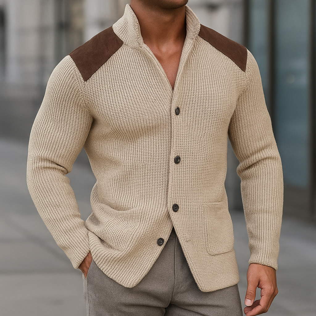 FEDERICO™ | Giacca da uomo in maglia testurizzata