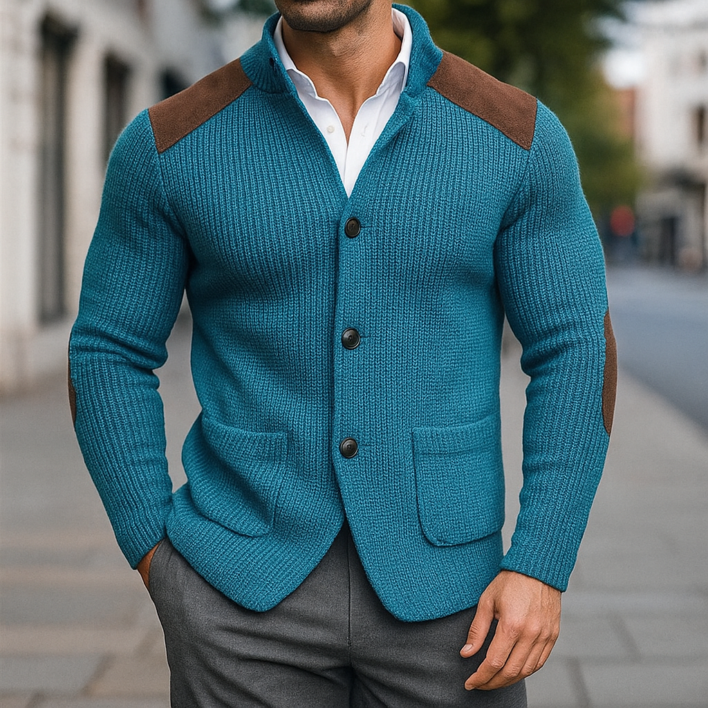 FEDERICO™ | Giacca da uomo in maglia testurizzata