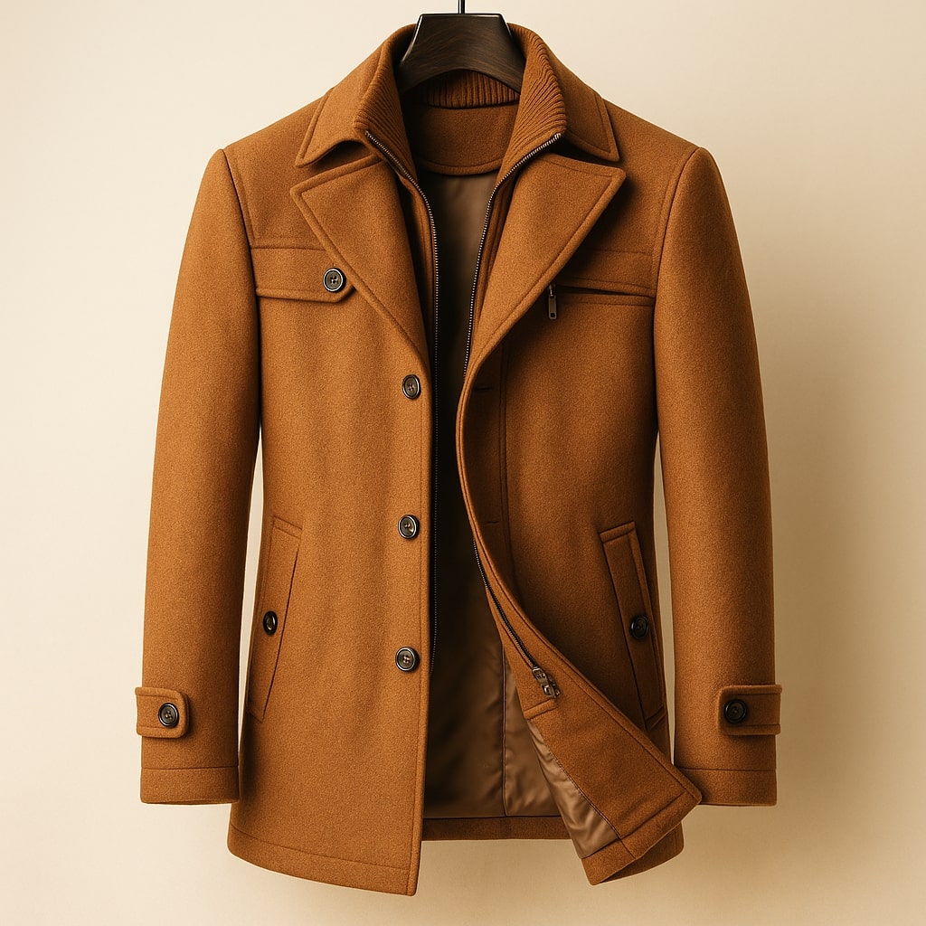 FEDERICO™ | Cappotto di lana a strati