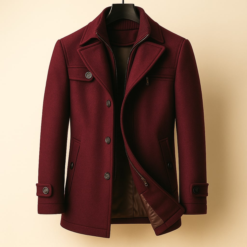 FEDERICO™ | Cappotto di lana a strati