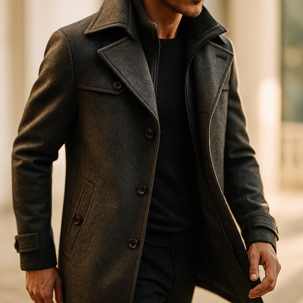 FEDERICO™ | Cappotto di lana a strati
