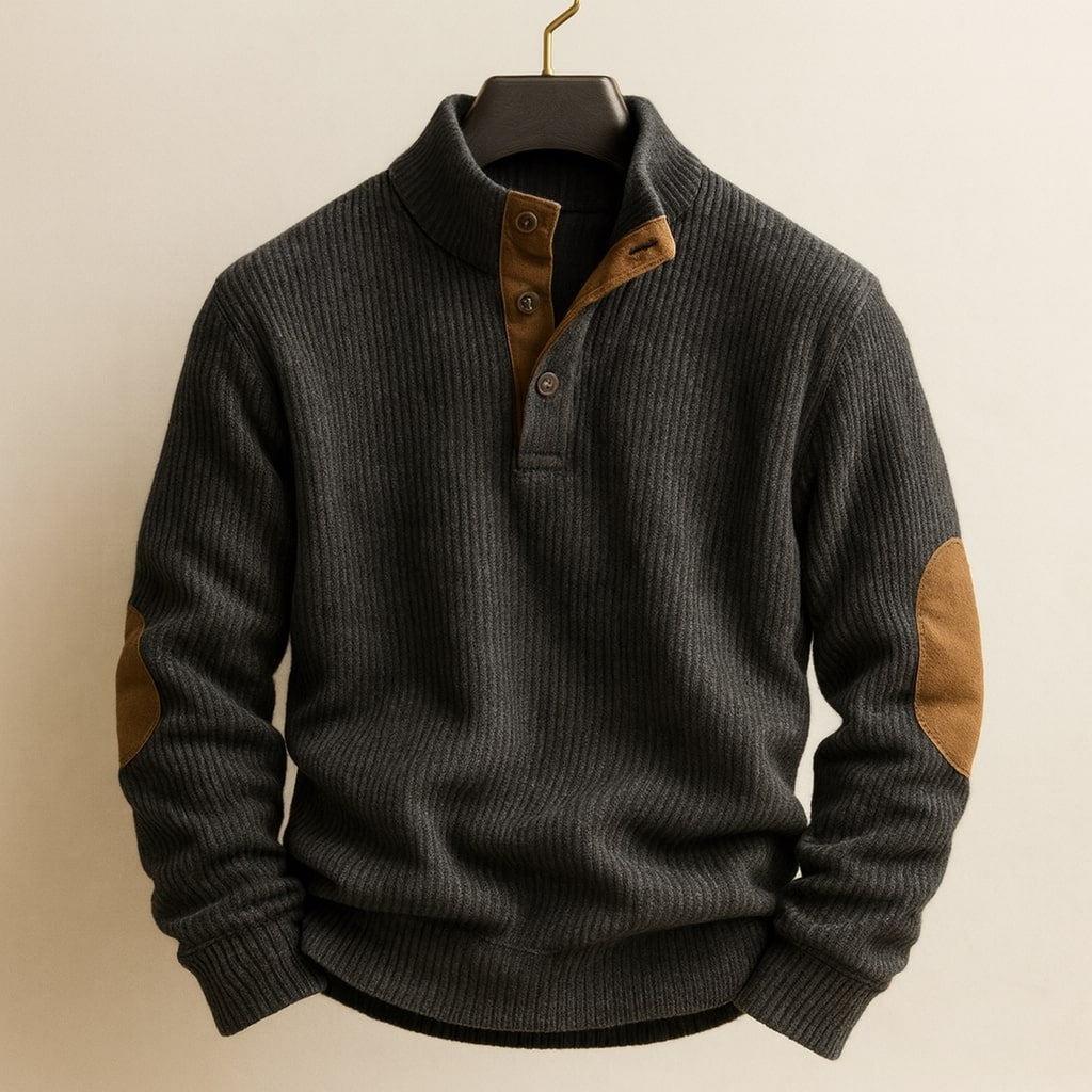 FEDERICO™ | Maglione Henley a trecce