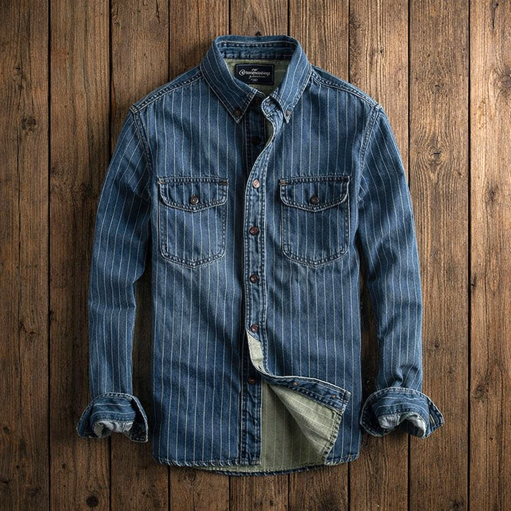 FEDERICO™ | Camicia a maniche lunghe a righe
