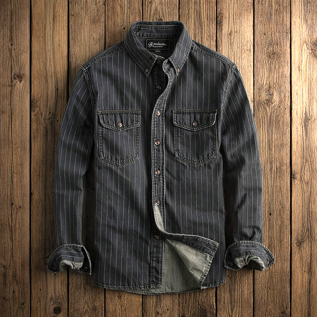 FEDERICO™ | Camicia a maniche lunghe a righe