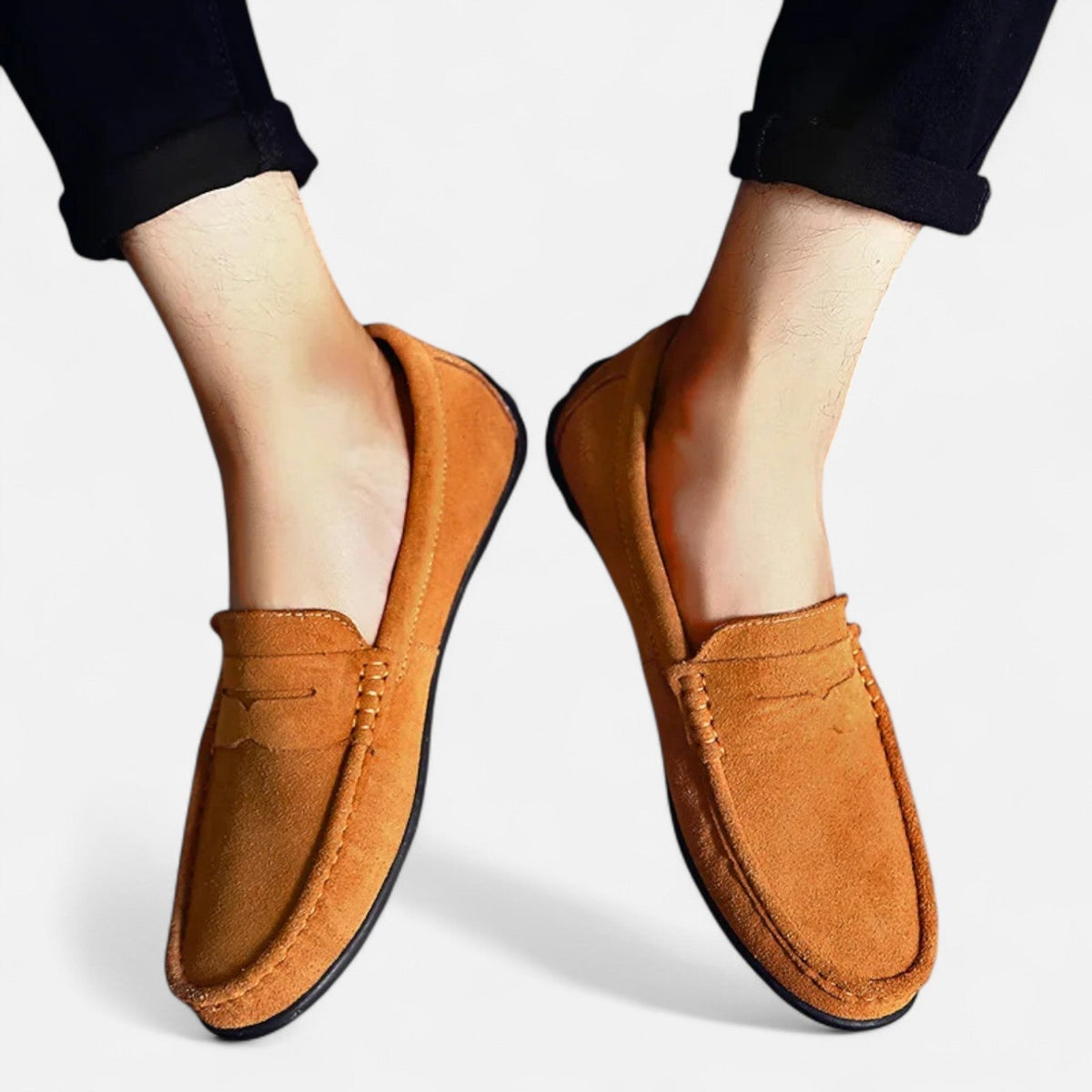 FEDERICO™ | Scarpe slip-on in camoscio