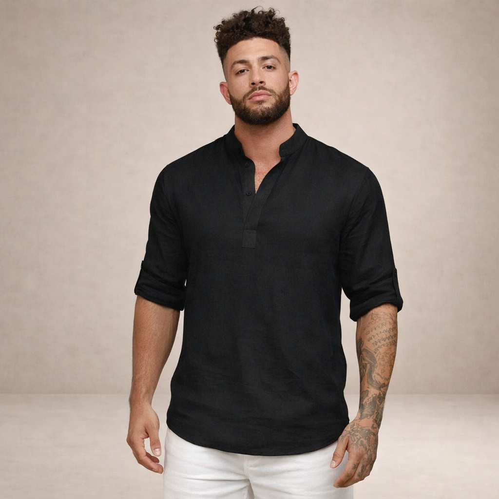 FEDERICO™ | Camicia con colletto alto
