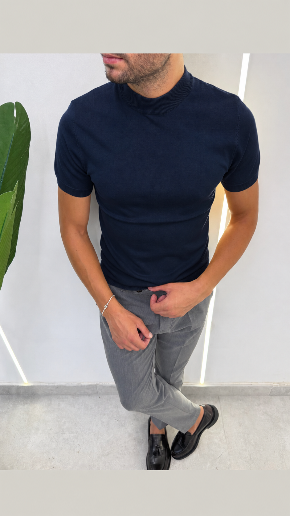 FEDERICO™ | Maglia intima a collo alto in maglia fine