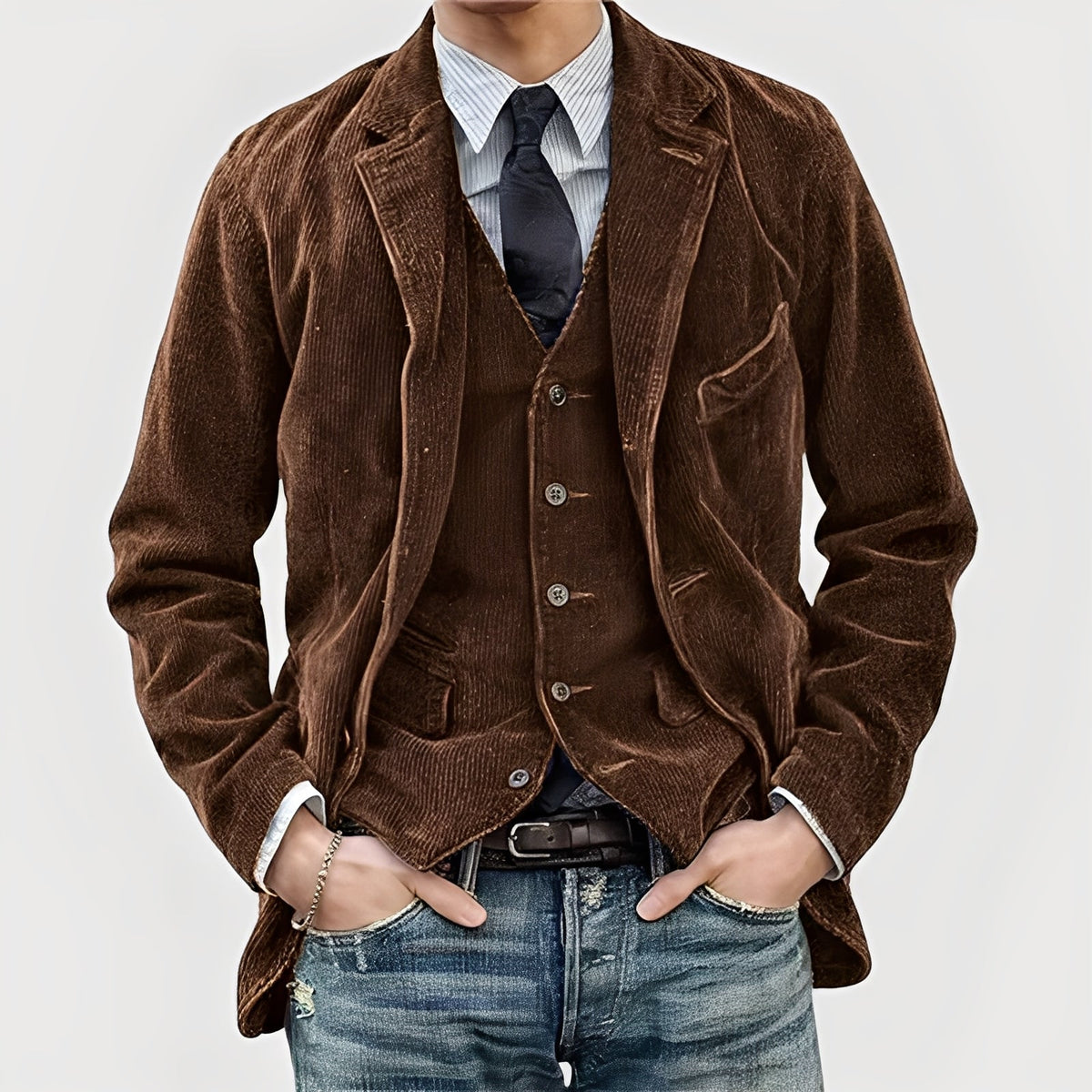 FEDERICO™ | Set giacca e gilet da uomo