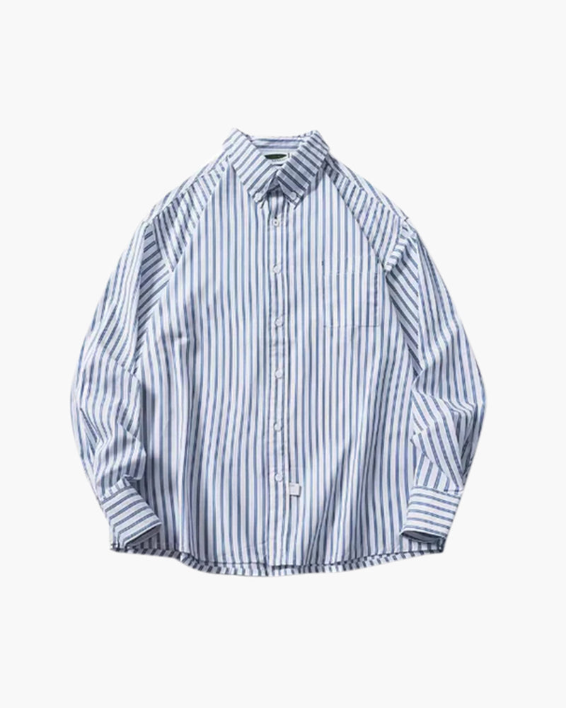FEDERICO™ | CAMICIA OVERSIZE A RIGHE