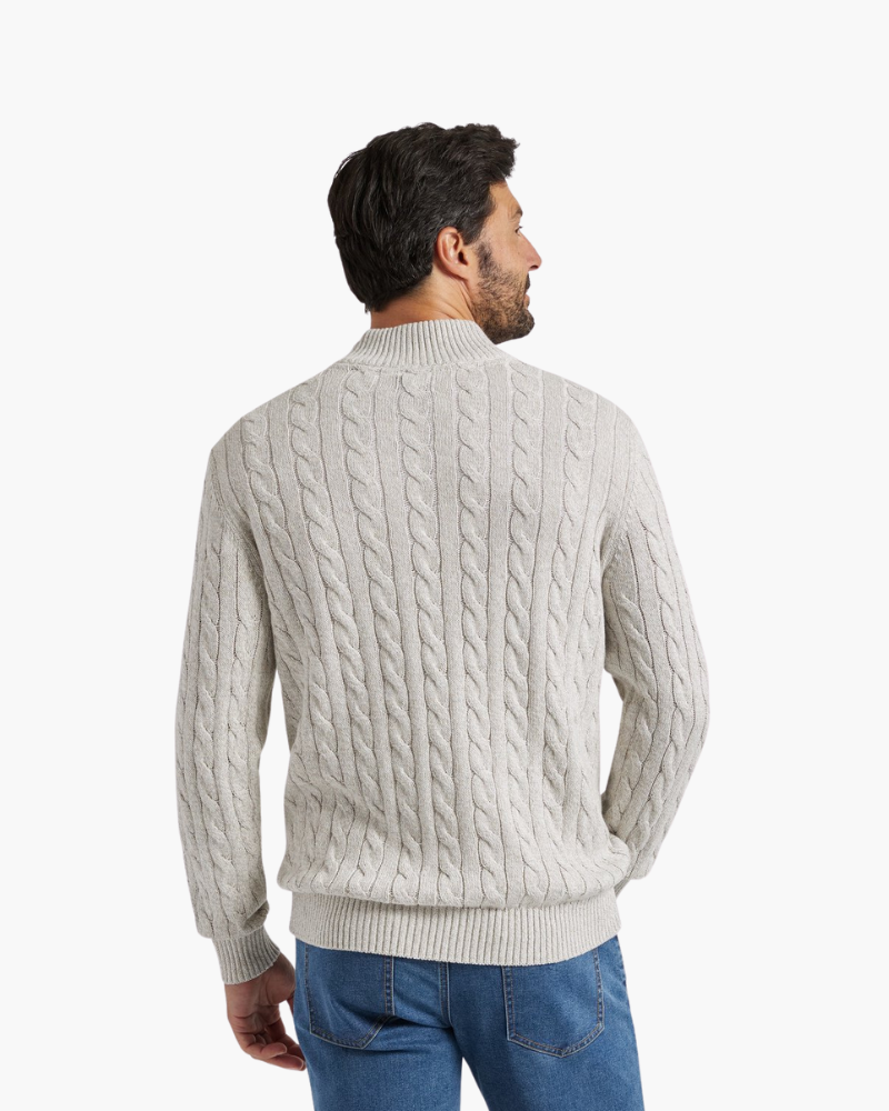 FEDERICO™ | COTONE CON ZIP A METÀ