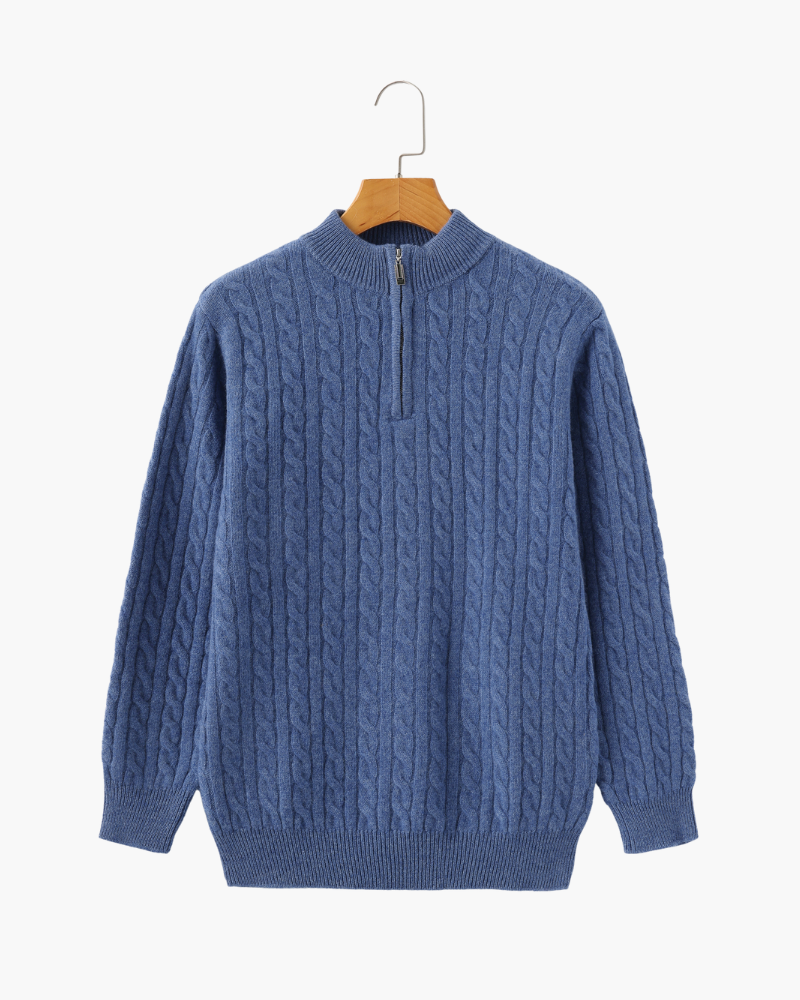 FEDERICO™ | CARDIGAN CON ZIP A METÀ