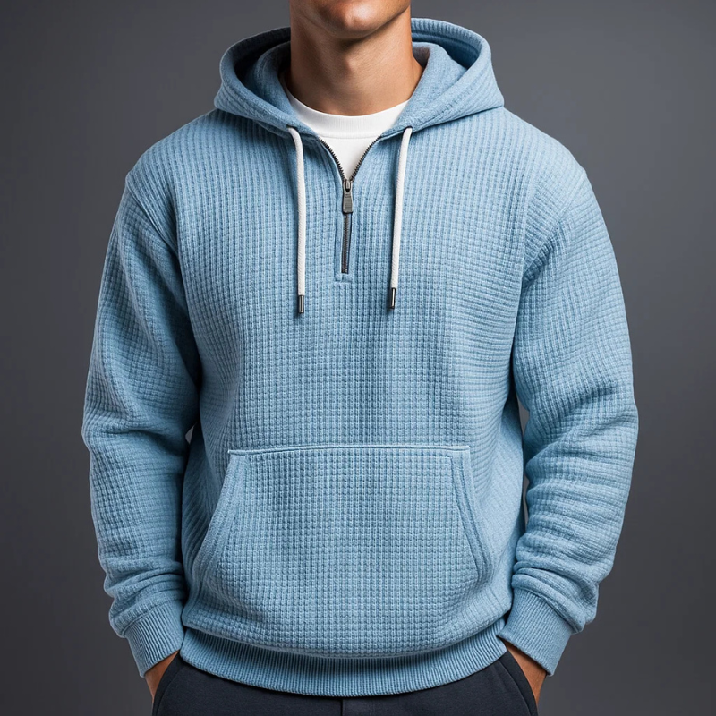 FEDERICO™ | Felpa con cappuccio a maglia a nido d'ape