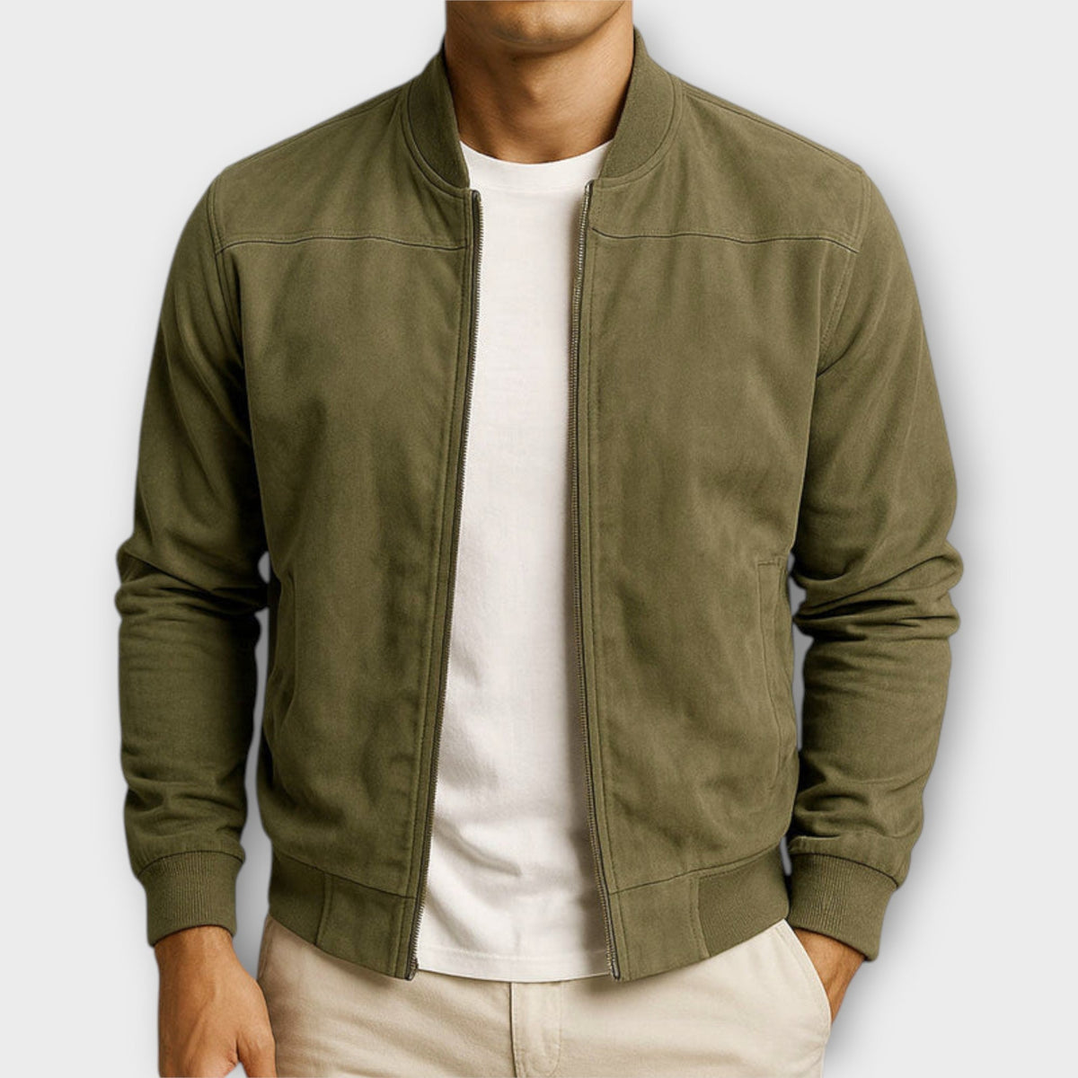 FEDERICO™ | Giacca bomber in camoscio