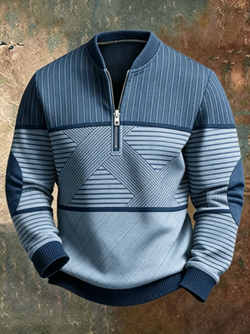 FEDERICO™ | Elegante maglione da uomo con mezza zip