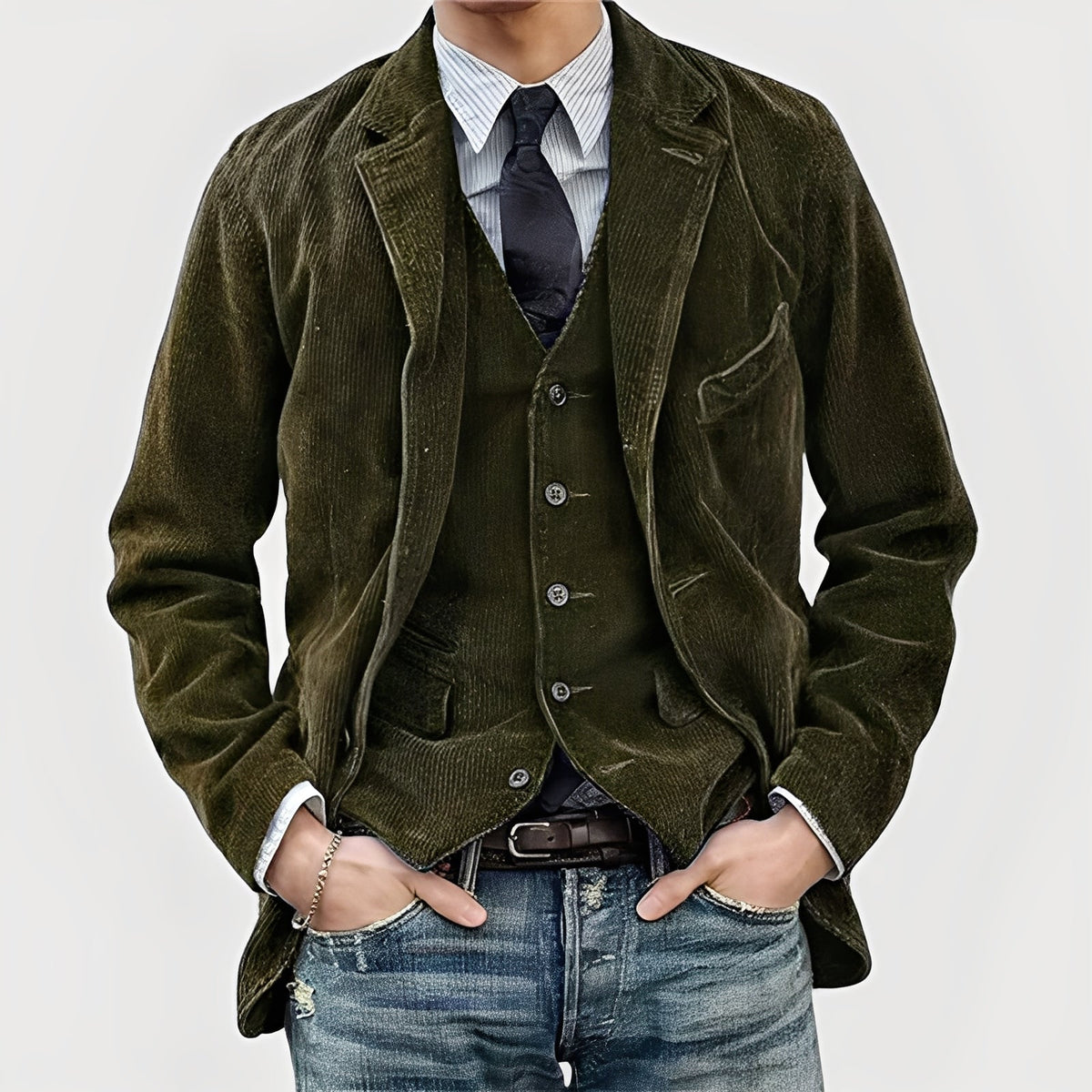 FEDERICO™ | Set giacca e gilet da uomo