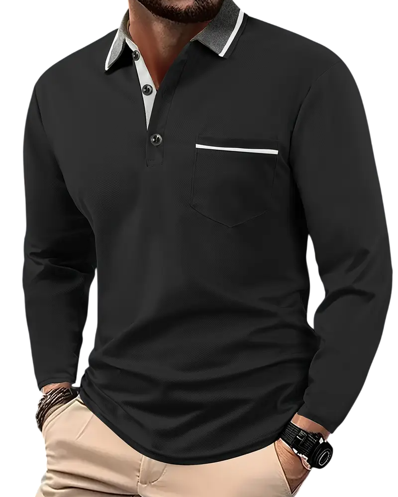 FEDERICO™ | Polo a maniche lunghe classico