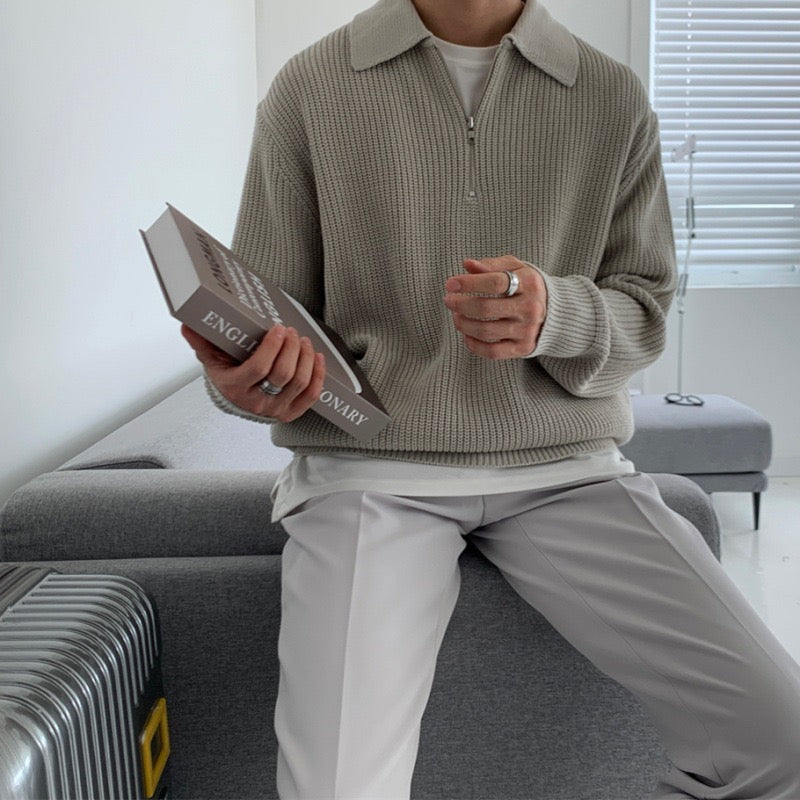 FEDERICO™ | Maglione con zip Rason