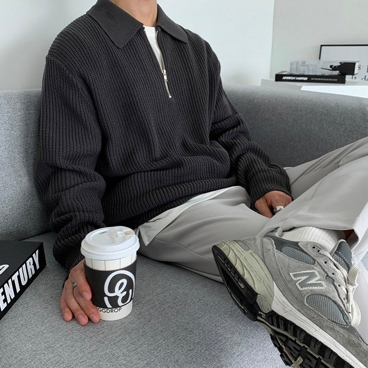 FEDERICO™ | Maglione con zip Rason