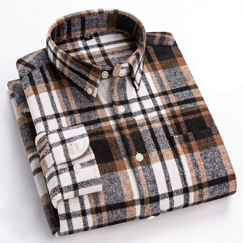 FEDERICO™ | Camicia Rockwell in flanella di cotone garzato
