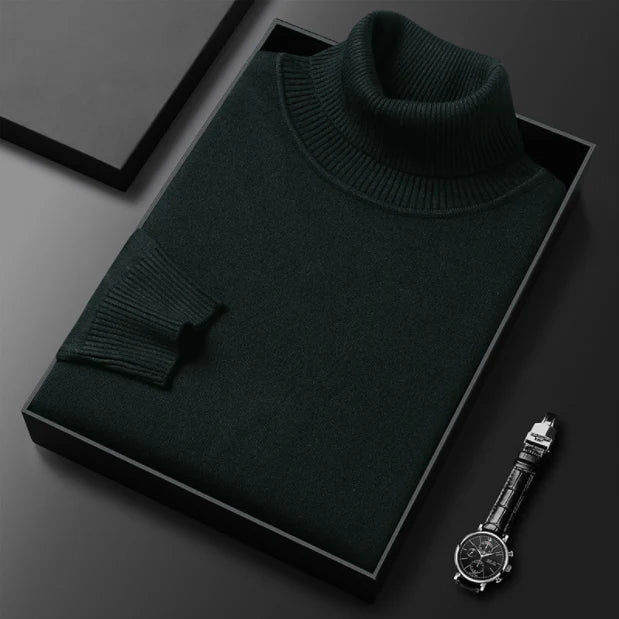 FEDERICO™ | Maglione Premium da Uomo a Collo Alto in Tinta Unita