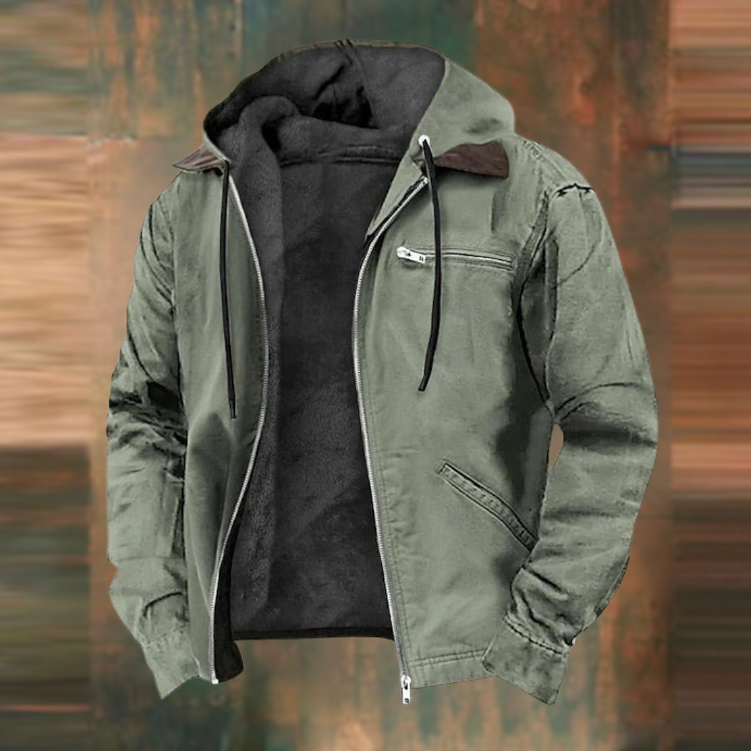FEDERICO™ | Giacca con cappuccio foderata