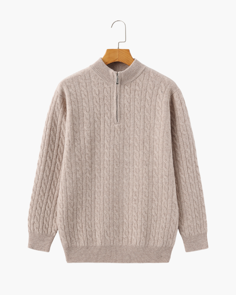 FEDERICO™ | CARDIGAN CON ZIP A METÀ